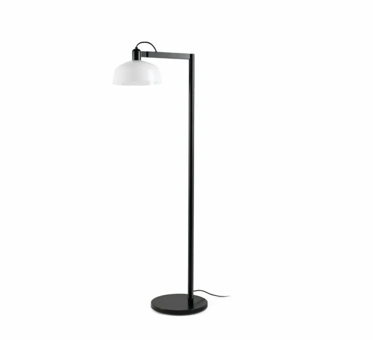 Lampadaire, Tatawin, blanc, Ø30cm, H148cm - Faro