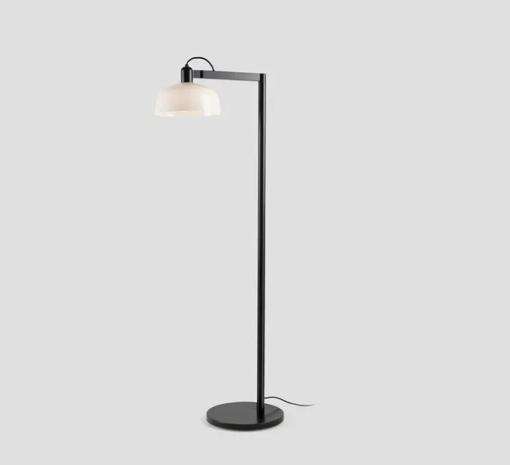 Lampadaire, Tatawin, blanc, Ø30cm, H148cm - Faro