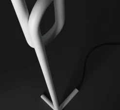 Lampadaire, Tobia, blanc, touch dimmer, LED, 2700K, 2000lm, Ø17cm, H175cm - Foscarini