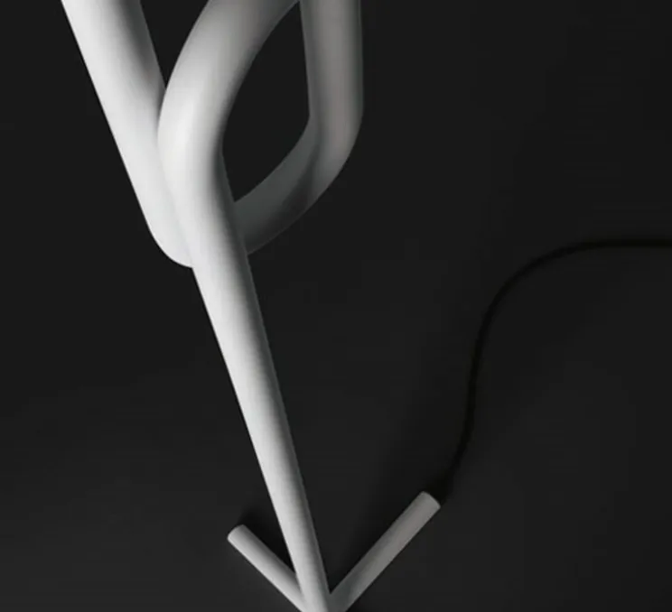 Lampadaire, Tobia, blanc, touch dimmer, LED, 2700K, 2000lm, Ø17cm, H175cm - Foscarini