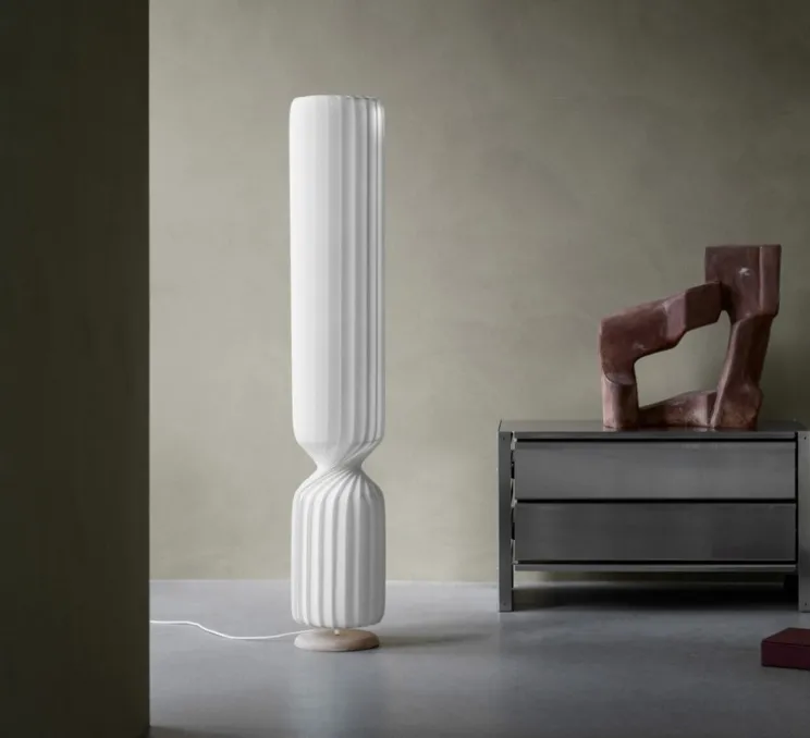 Lampadaire, TR41, blanc, Ø25cm, H147cm - Tom Rossau