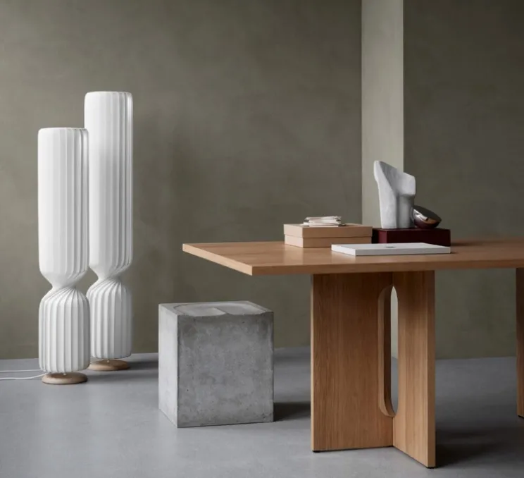 Lampadaire, TR41, blanc, Ø25cm, H147cm - Tom Rossau