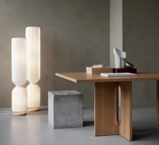 Lampadaire, TR41, blanc, Ø25cm, H127cm - Tom Rossau