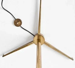 Lampadaire, Triennale, Réédition, bleu, rouge, jaune, L60cm, H160cm - Arredoluce