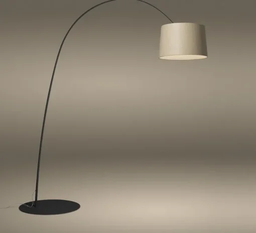 Lampadaire, Twiggy Wood, noir, LED, 2700K, 3840lm, L170-200cm, H212-228cm - Foscarini