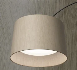 Lampadaire, Twiggy Wood, noir, LED, 2700K, 3840lm, L170-200cm, H212-228cm - Foscarini