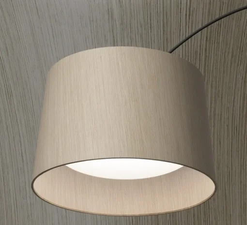Lampadaire, Twiggy Wood, noir, LED, 2700K, 3840lm, L170-200cm, H212-228cm - Foscarini
