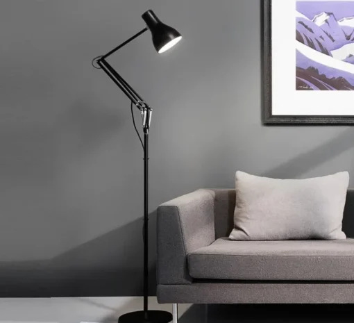 Lampadaire, Type 75, noir, H154cm - ANGLEPOISE