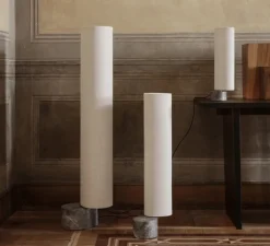 Lampadaire, Unbound 120, Beige, LED, dim, 3000K, 1500 lm, L18,6cm, H120cm - Gubi