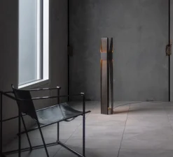 Lampadaire, Vector, noir, LED, dim, 2700K, L22cm, H120cm - A-N-D