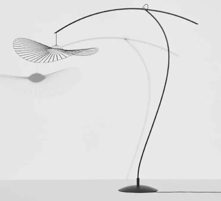Lampadaire, Vertigo nova, noir et blanc, LED, dim, 2700K, 1350 lm, Ø110cm, H230cm - Petite Friture