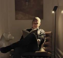 Lampadaire, Vision 20/20, noir, LED, 2700K, 390lm, Ø30,7cm, H137cm - DCW éditions Paris