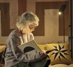 Lampadaire, Vision 20/20, noir, LED, 2700K, 390lm, Ø30,7cm, H137cm - DCW éditions Paris