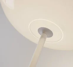 Lampadaire, Volum Short 29, blanc brillant, Ø29cm, H106cm - Lodes