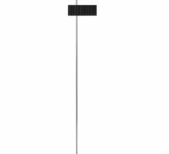 Lampadaire, Wallie, Noir, Chrome, L34cm, H198cm - Tato Italia