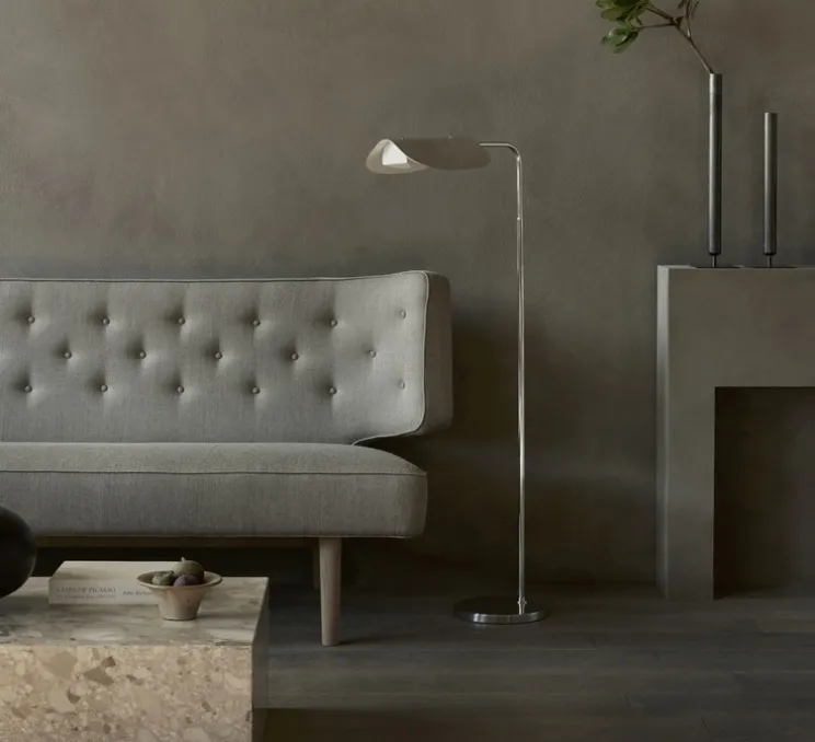 Lampadaire, Wing, aluminium, Ø27cm, H118cm - Audo Copenhagen -Audo Copenhagen