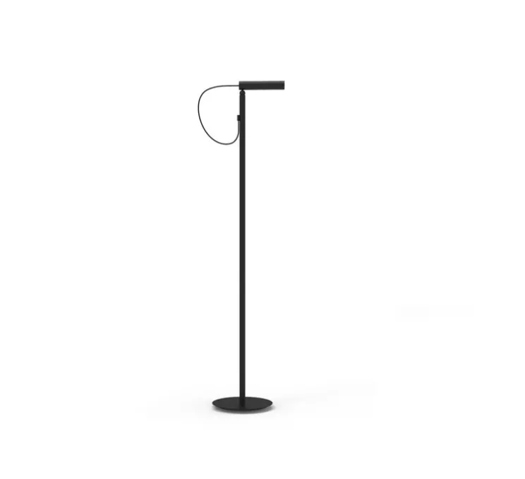 Lampadaire-liseuse, Type Reading, noir, LED, dim, 3000K, 466 lm, L26cm, H140cm - Nemo Lighting