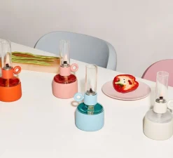 Lampe à huile, baladeuse, Flamtastique XS desert, blanc cassé, Ø10,5cm, H22,5cm - Fatboy