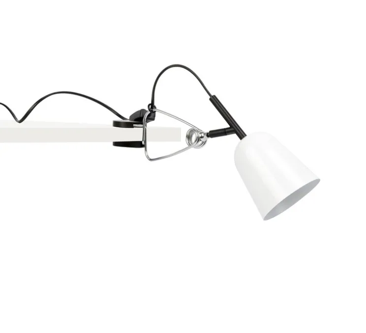 Lampe à pince, Studio, blanc, L9cm, P7cm - Faro