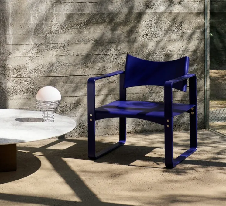 Lampe à poser / baladeuse, Wire, blanc, chrome, LED, IP44, Ø18cm, H25cm - Verpan