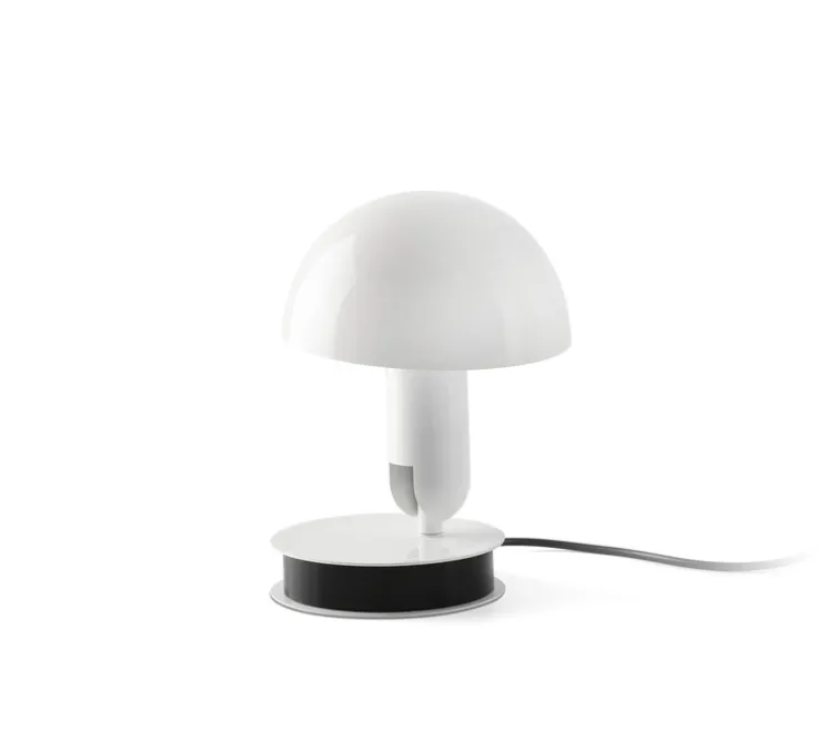 Lampe à poser à pince, Bela, blanc, Ø14,6cm, H24cm - Faro