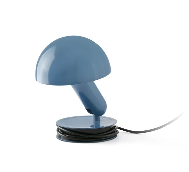 Lampe à poser à pince, Bela, bleu, Ø14,6cm, H24cm - Faro