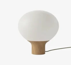 Lampe à poser, Acorn, bois, blanc, Ø41cm, H43cm - Bolia