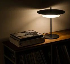 Lampe à poser, Aeroplan, noir, LED, 3000K, 1400 lm, Ø32cm, H35cm - Loftlight