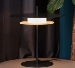 Lampe à poser, Aeroplan, noir, LED, 3000K, 1400 lm, Ø32cm, H35cm - Loftlight