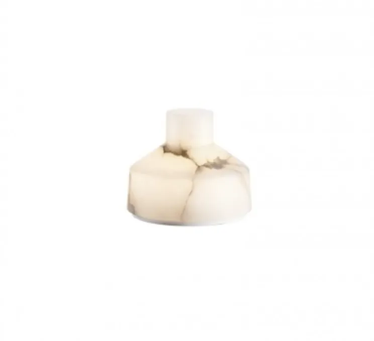 Lampe à poser, Alabast, Albâtre, IP66 LED, 3000k, 290lm, Ø13cm, H11cm - Carpyen