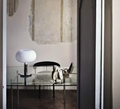 Lampe à poser, Albini AM/AS, AM1N, blanc et noir, Ø40cm, H48cm - Nemo Lighting