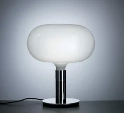 Lampe à poser, Albini AM/AS, AM1N, blanc et noir, Ø40cm, H48cm - Nemo Lighting