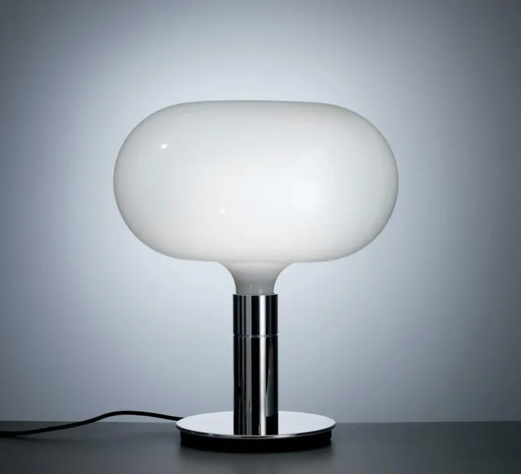 Lampe à poser, Albini AM/AS, AM1N, blanc et noir, Ø40cm, H48cm - Nemo Lighting