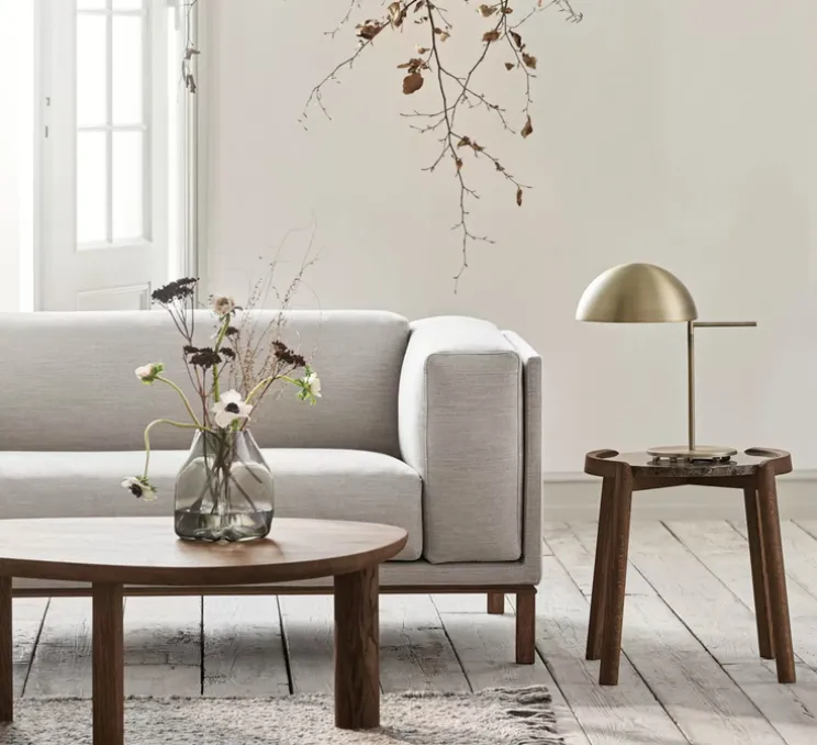 Lampe à poser, ALUNA, laiton, Ø27cm, H42,6cm - Bolia