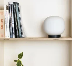 Lampe à poser, Amelia, noir, Ø21,5cm, H21,6cm - Faro