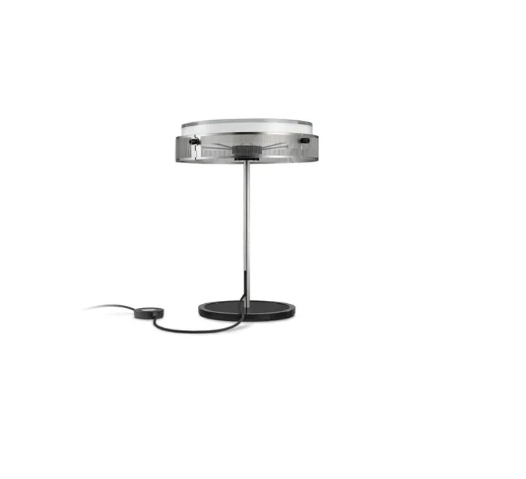 Lampe à poser, Anima, Noir mat, LED, 2700K, 462 lm, Ø32cm, H45cm - Lumina