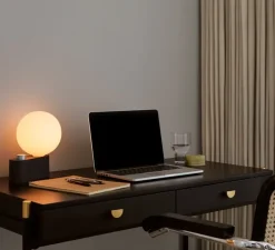 Lampe à poser, Applique murale, Alumina, gris charbon, L22cm, H24cm - Tala