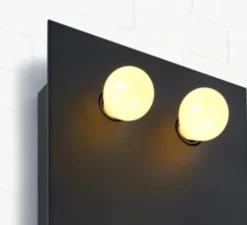 Lampe à poser, applique murale, KVG 01 02, noir, L30cm, P7cm - Serax