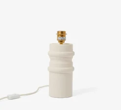 Lampe à poser, Aquarius, blanc, abat-jour jaune, Ø23cm, H41cm - Sarah Lavoine