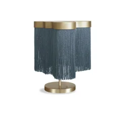 Lampe à poser, Arcipelago Maiorca, bleu brouillard, LED, 3000K, 1800lm, Ø34cm, H46cm - Contardi