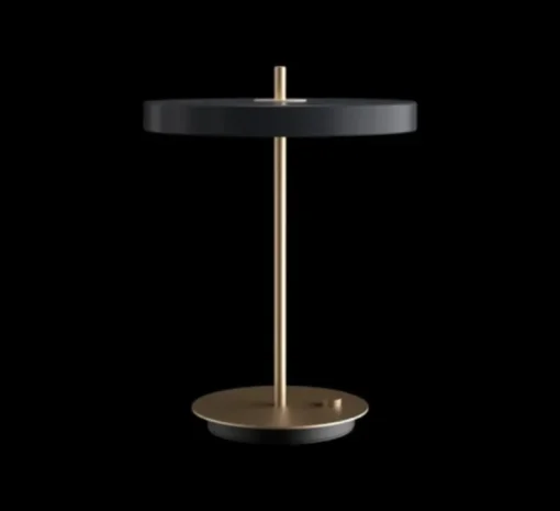 Lampe à poser, Asteria, gris anthracite, LED, 3000K, 600lm, Ø31cm, H41,5cm - Umage