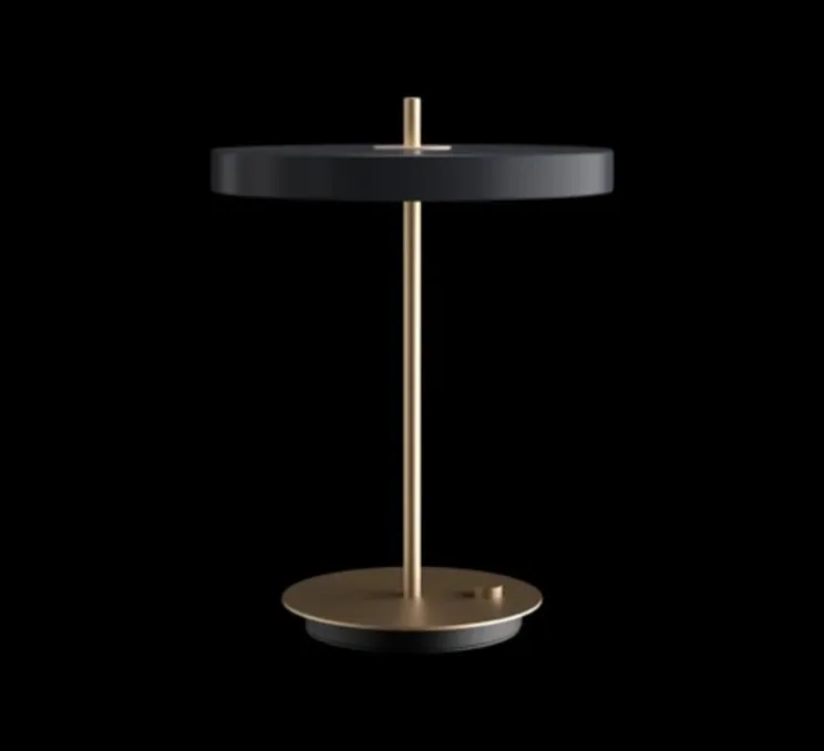 Lampe à poser, Asteria, gris anthracite, LED, 3000K, 600lm, Ø31cm, H41,5cm - Umage