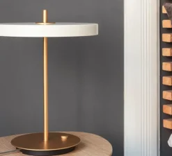 Lampe à poser, Asteria, perle blanc, LED, 3000K, 600lm, Ø31cm, H41,5cm - Umage