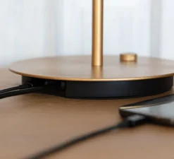 Lampe à poser, Asteria, perle blanc, LED, 3000K, 600lm, Ø31cm, H41,5cm - Umage