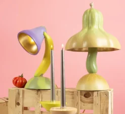 Lampe à poser, Aubergine, Vitamin, violet, L23cm, H31cm - Seletti