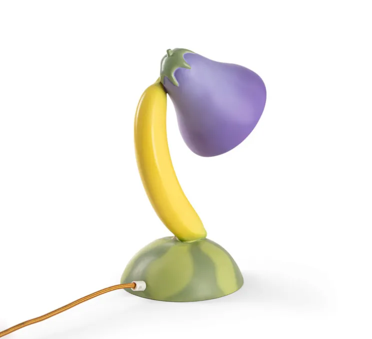 Lampe à poser, Aubergine, Vitamin, violet, L23cm, H31cm - Seletti