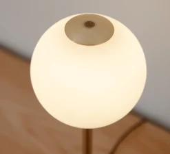 Lampe à poser, Audrey, laiton, LED, dim, 2700K, 630 lm, Ø15cm, H36,7cm - Umage
