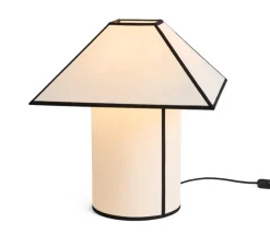 Lampe à poser, Ava Pyramid 450, blanc et noir, L45cm, H50cm - HAY