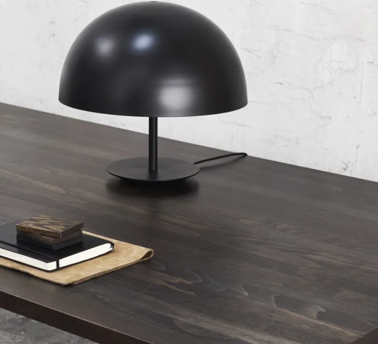 Lampe à poser, Baby Dome, noir, Ø25cm, H24,5cm - Mater