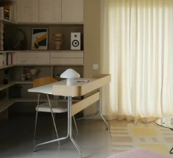Lampe à poser, Baladeuse d'extérieur, Pao, Blanc crème, IP44, LED, 2800K, 220lm, Ø23cm, H23cm - HAY